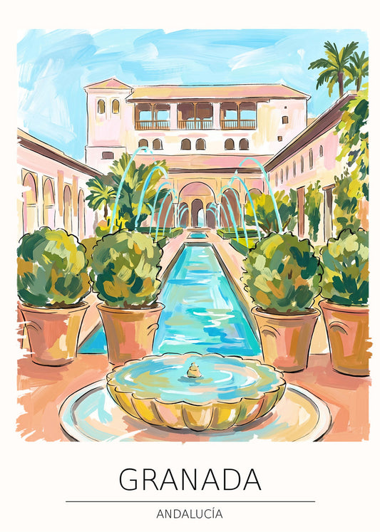 Cuadro Granada Generalife - Soft