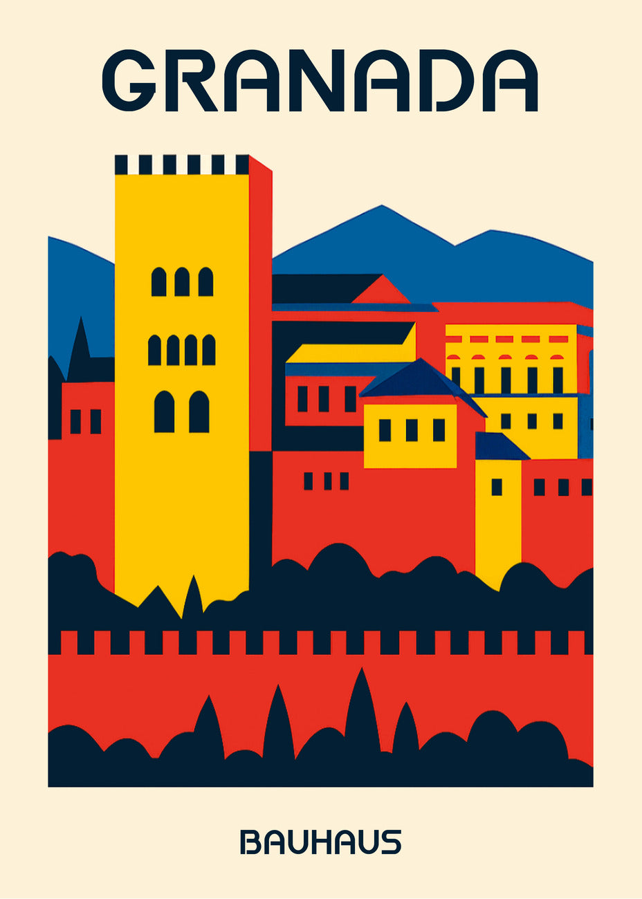 Cuadro Granada Poster Bauhaus