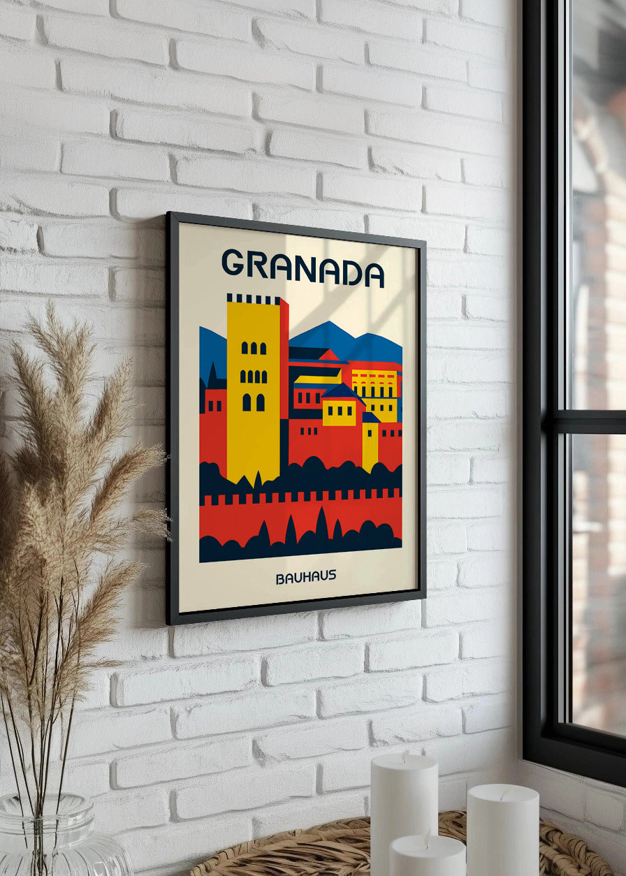 Cuadro Granada Poster Bauhaus