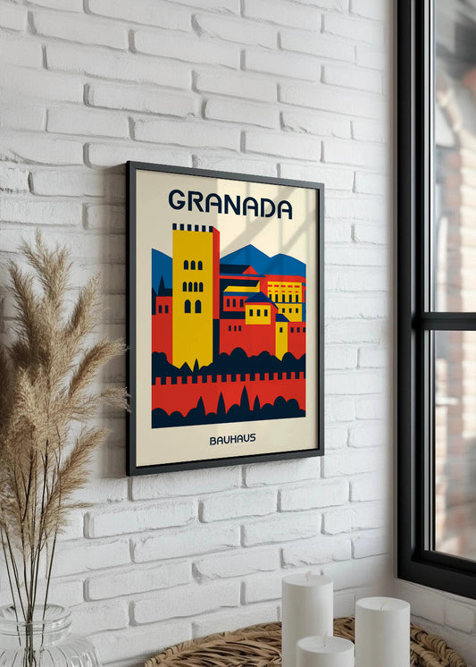 Cuadro Granada Poster Bauhaus