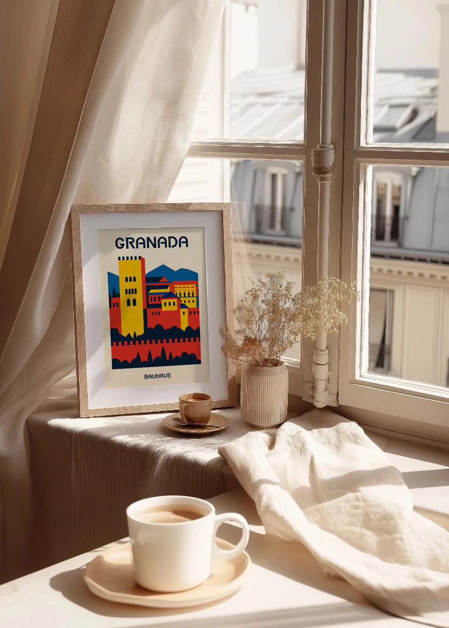 Cuadro Granada Poster Bauhaus