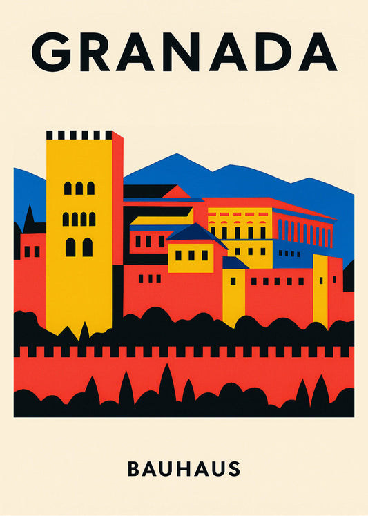 Cuadro Granada Poster Bauhaus