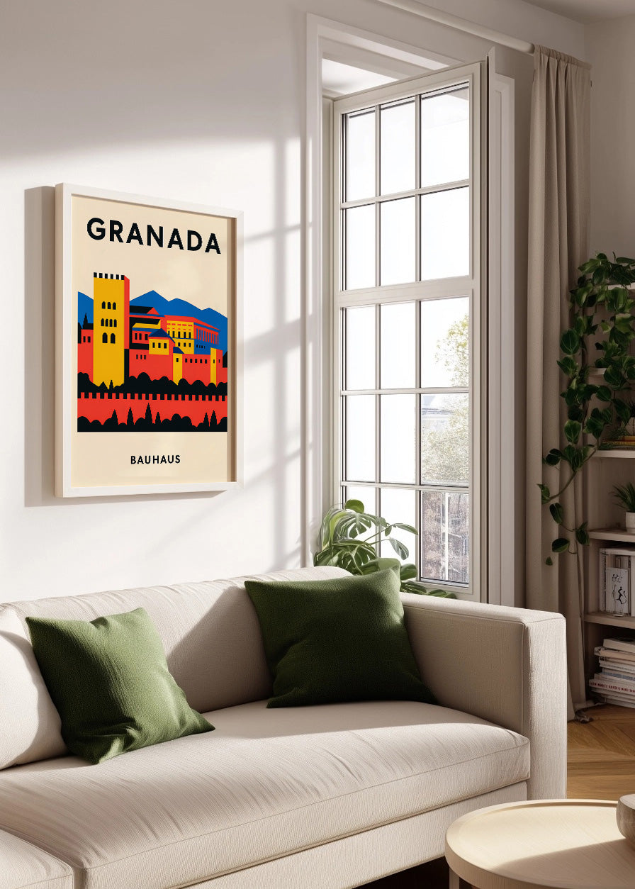 Cuadro Granada Poster Bauhaus