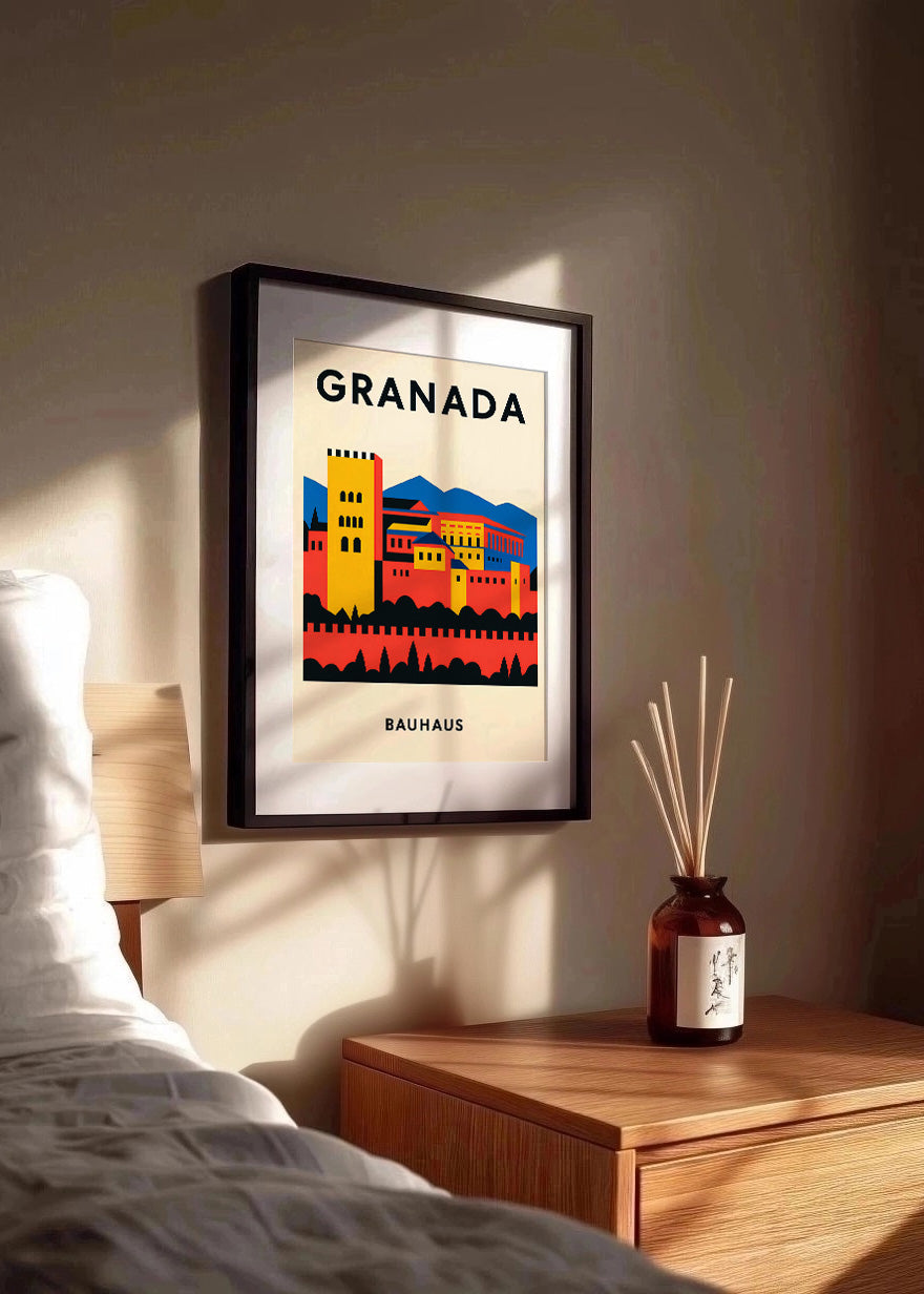 Cuadro Granada Poster Bauhaus