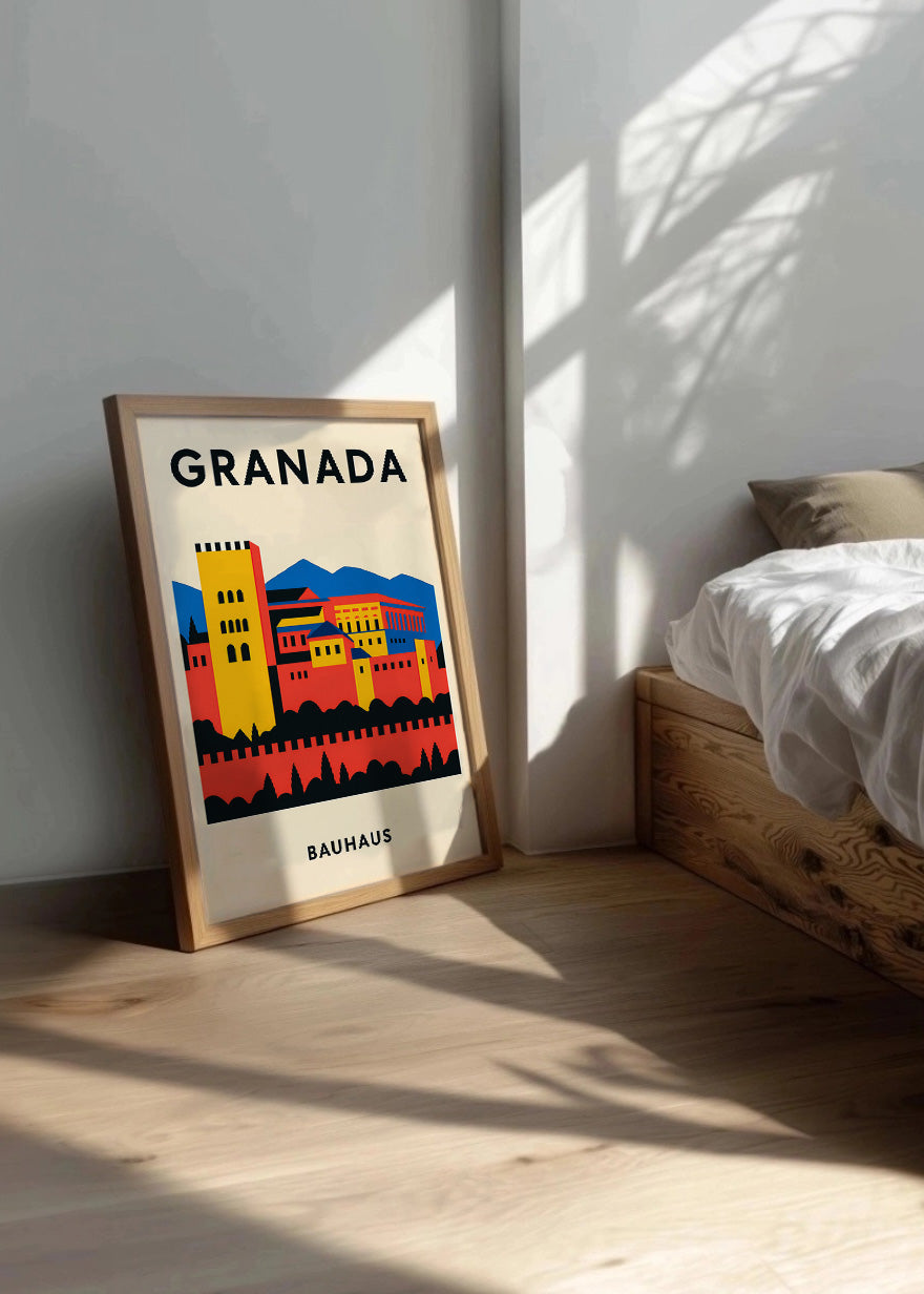 Cuadro Granada Poster Bauhaus