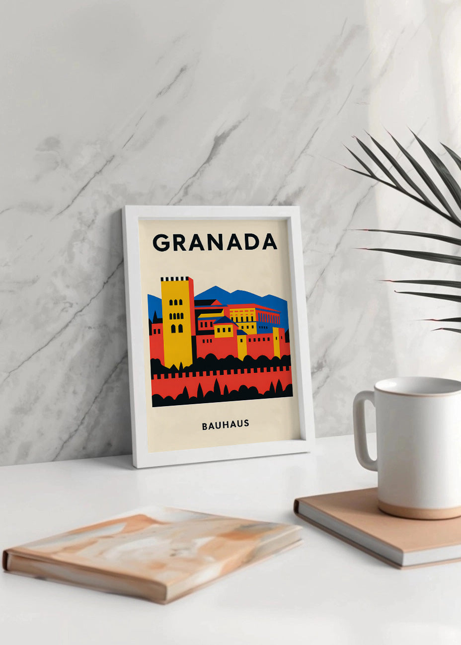 Cuadro Granada Poster Bauhaus