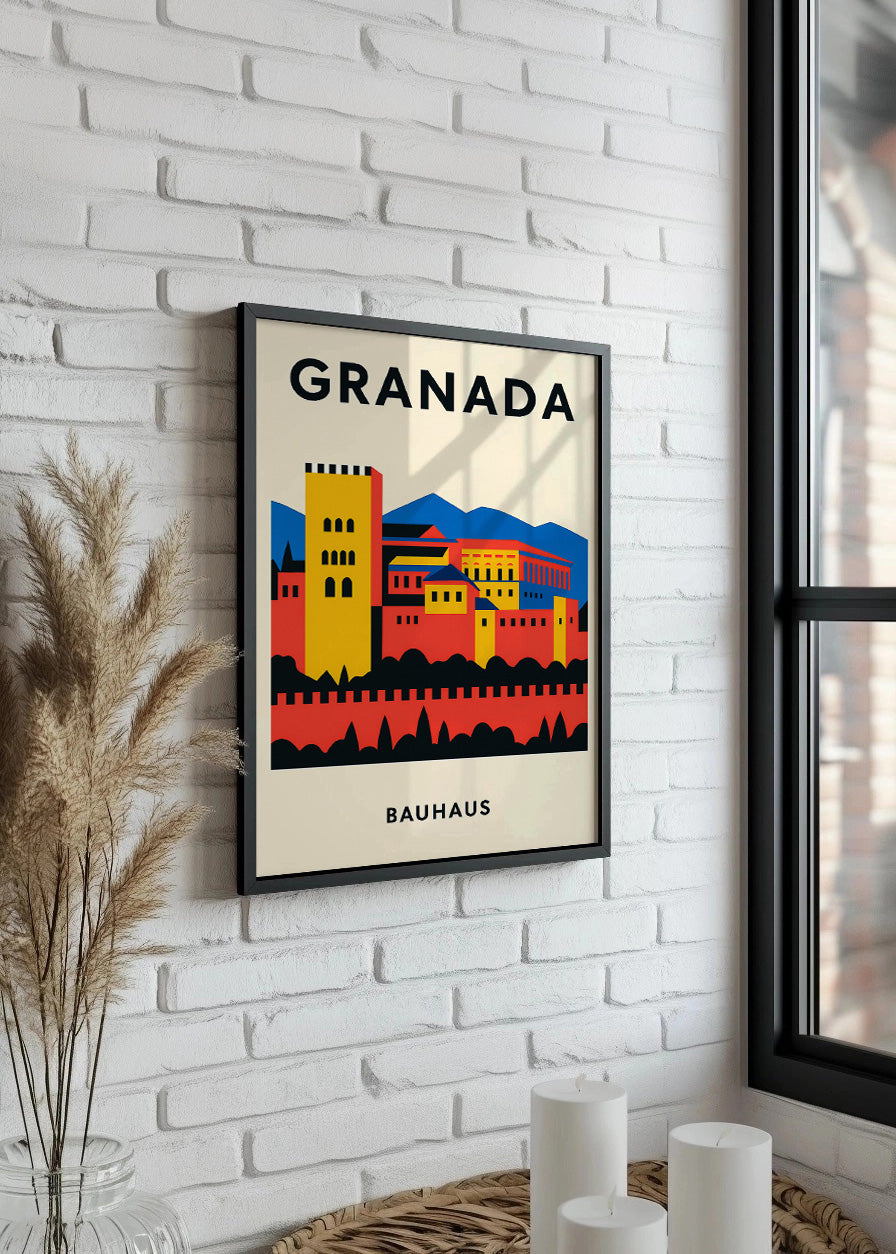 Cuadro Granada Poster Bauhaus