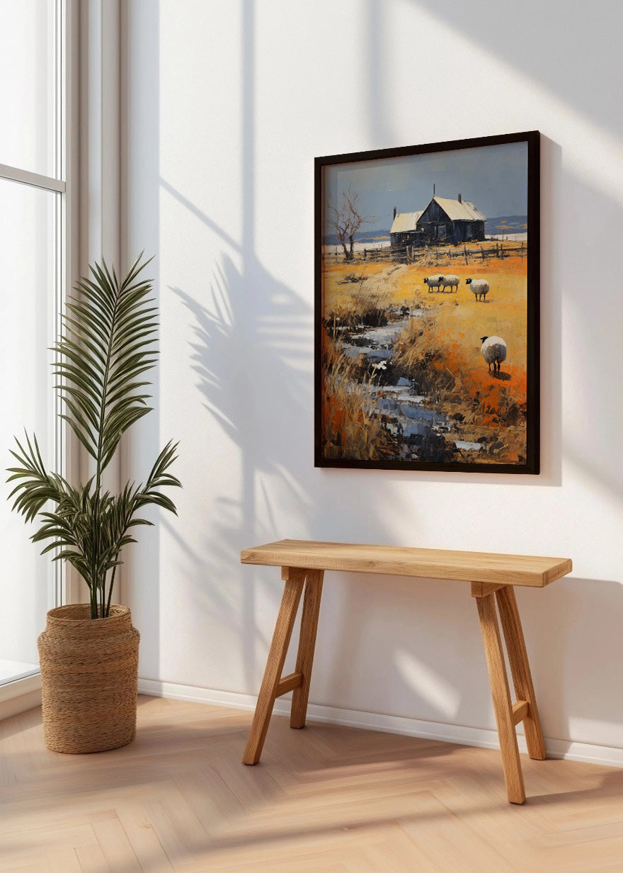 Cuadro ​Granja de ovejas