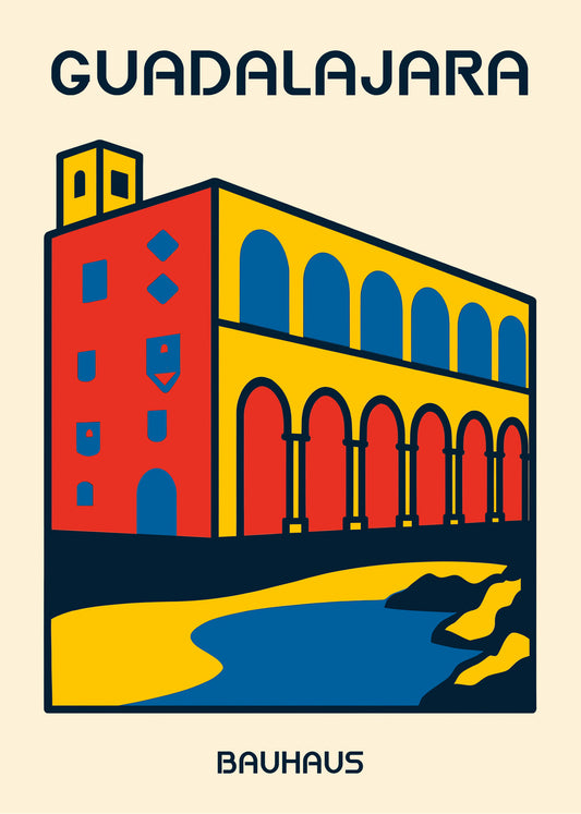 Cuadro Guadalajara Poster Bauhaus