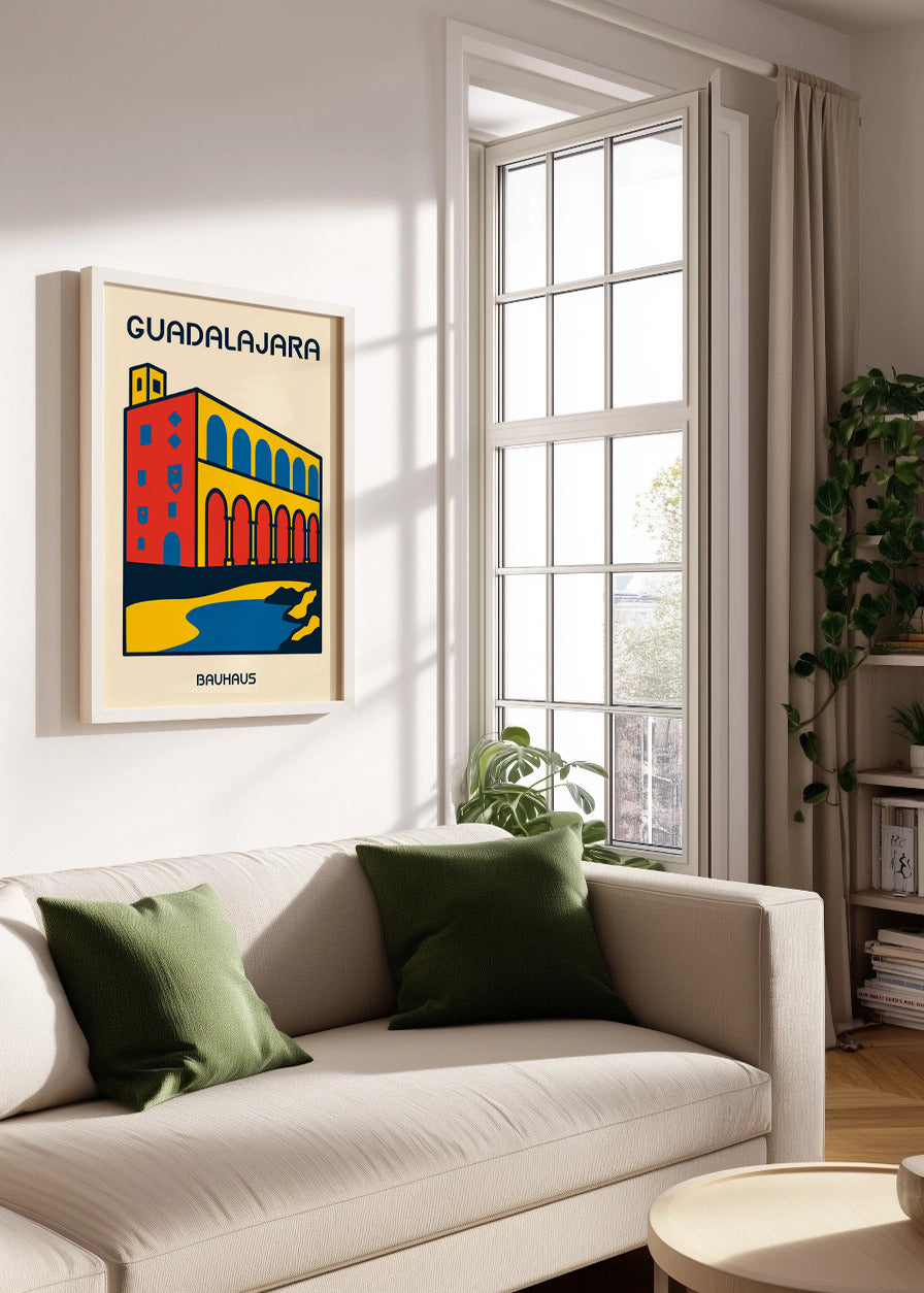 Cuadro Guadalajara Poster Bauhaus