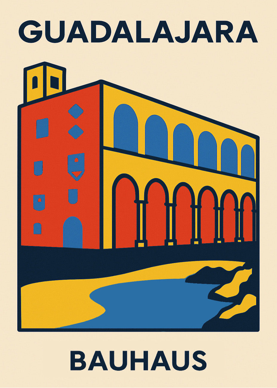 Cuadro Guadalajara Poster Bauhaus