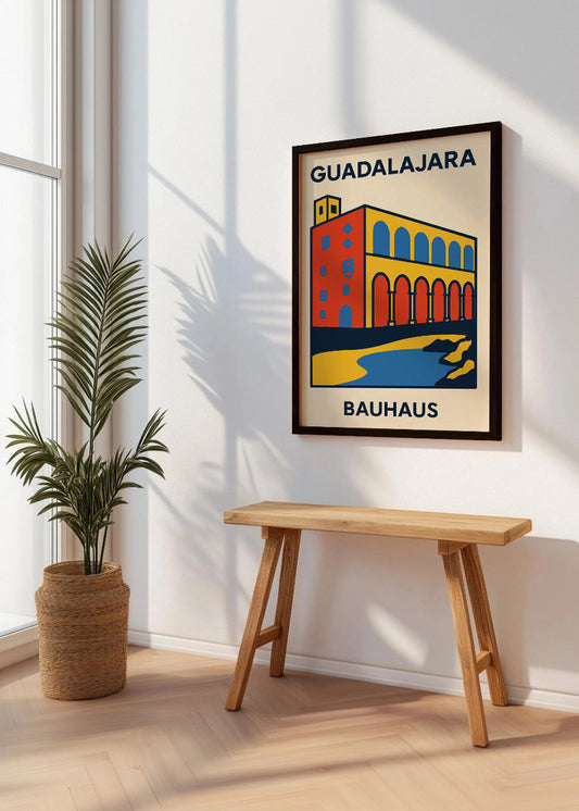 Cuadro Guadalajara Poster Bauhaus