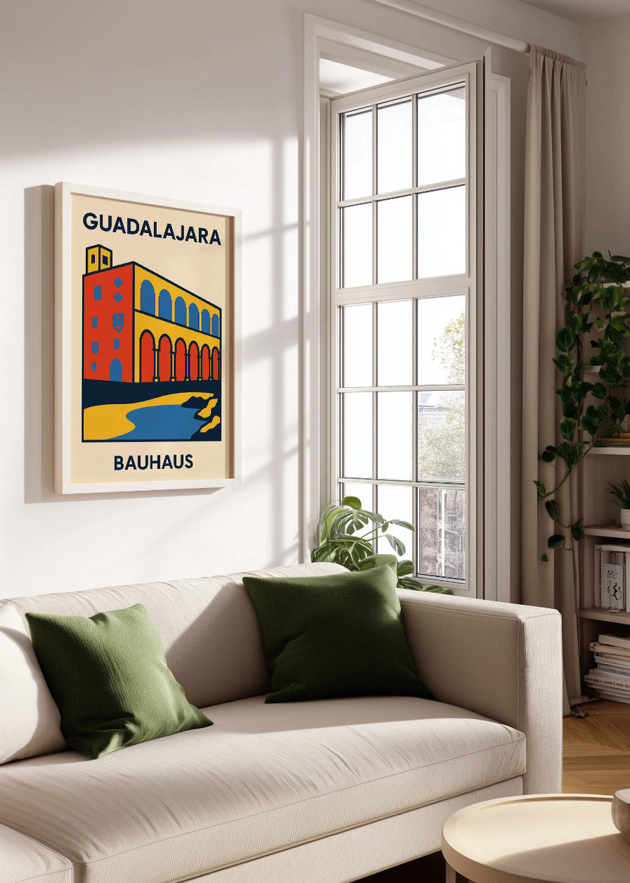 Cuadro Guadalajara Poster Bauhaus