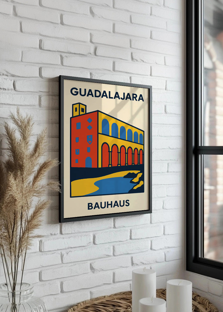 Cuadro Guadalajara Poster Bauhaus