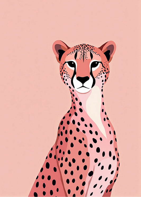 Cuadro Guepardo mirando atentamente