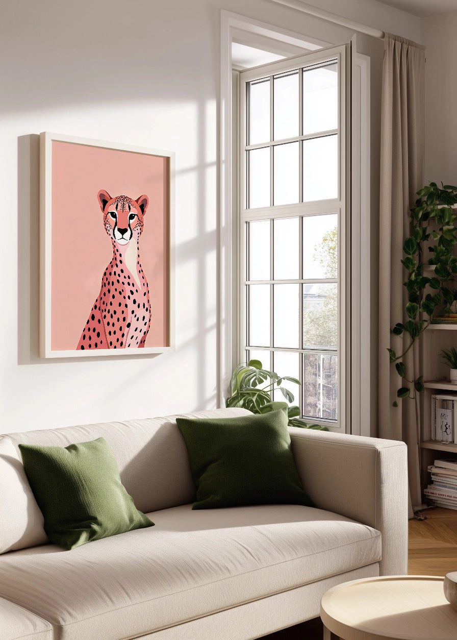 Cuadro Guepardo mirando atentamente