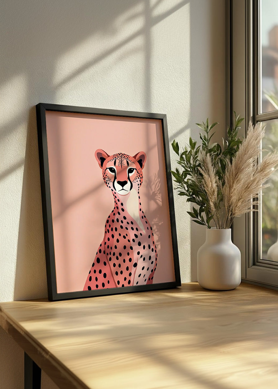 Cuadro Guepardo mirando atentamente