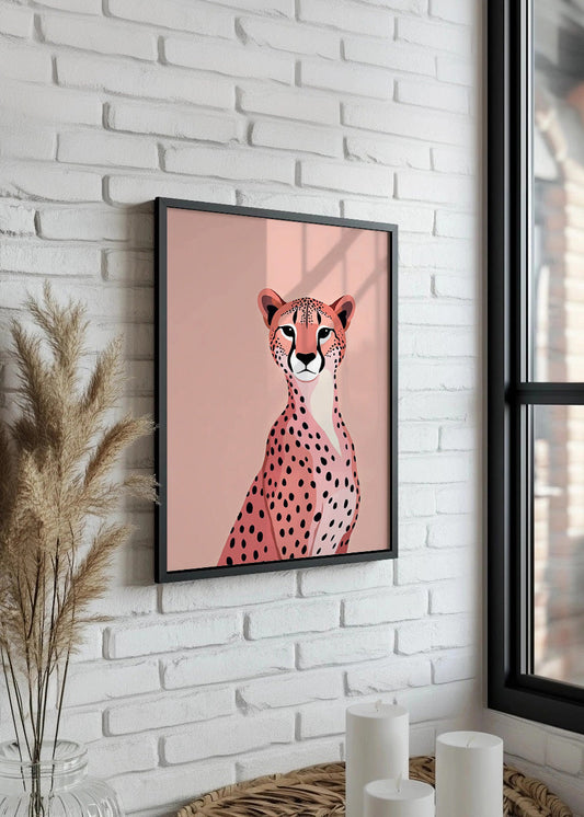 Cuadro Guepardo mirando atentamente