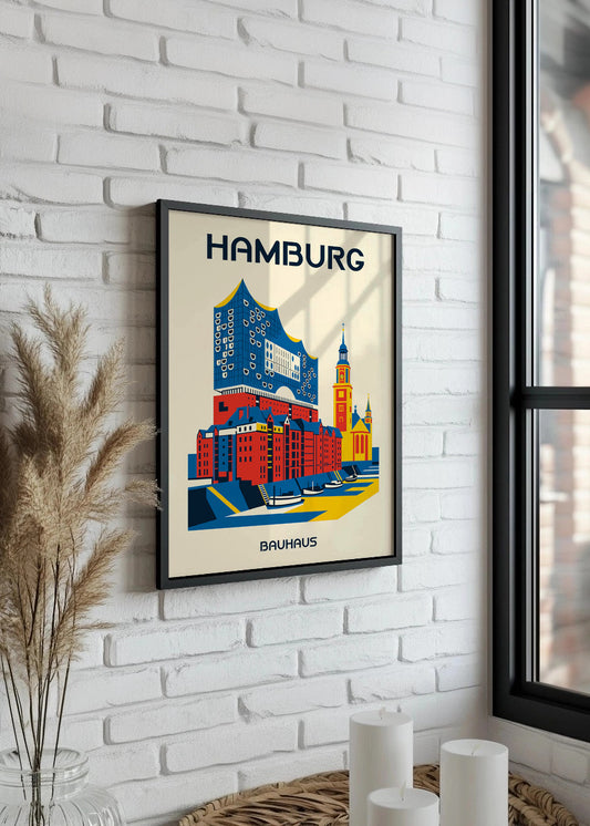 Cuadro Hamburg Poster Bauhaus