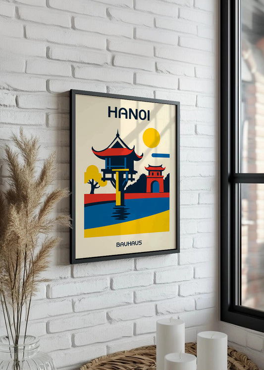 Cuadro Hanoi Poster Bauhaus