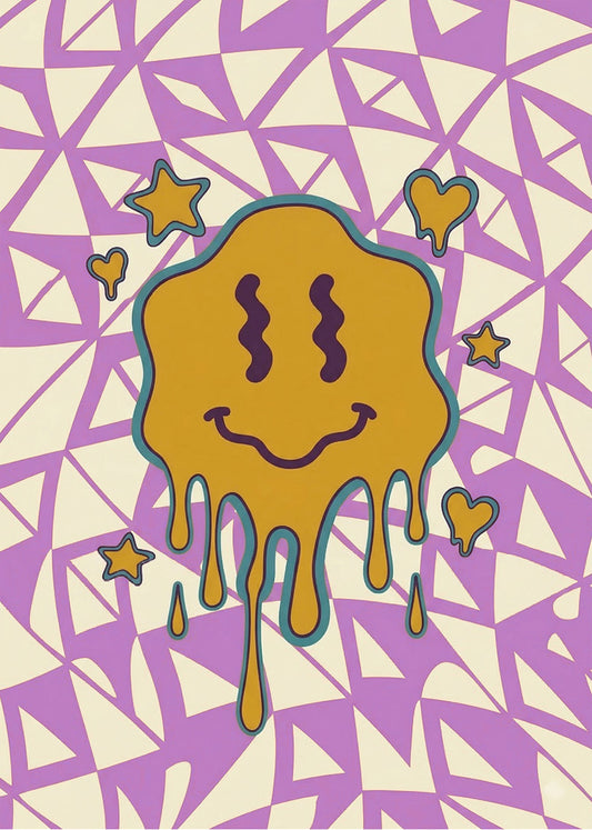 Cuadro Happy derretido