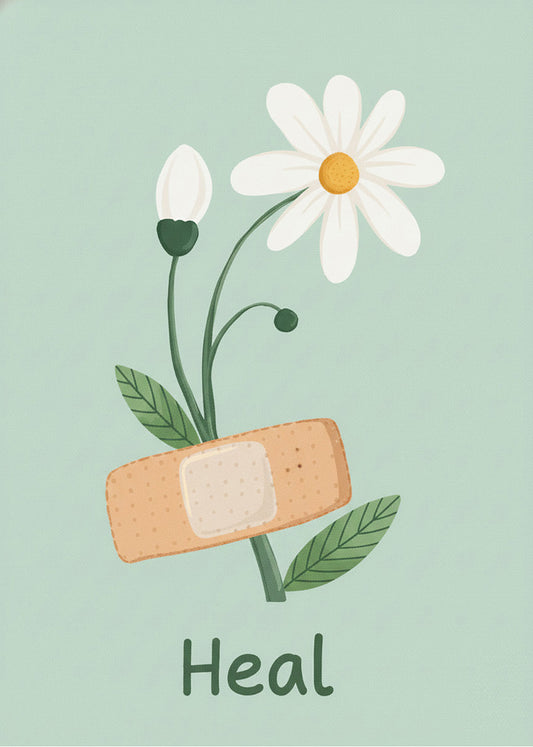 Cuadro Heal flower