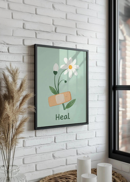 Cuadro Heal flower