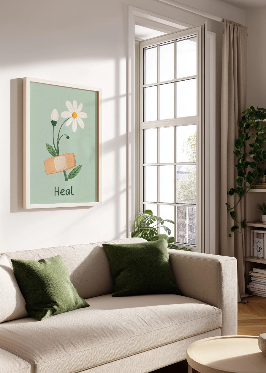 Cuadro Heal flower