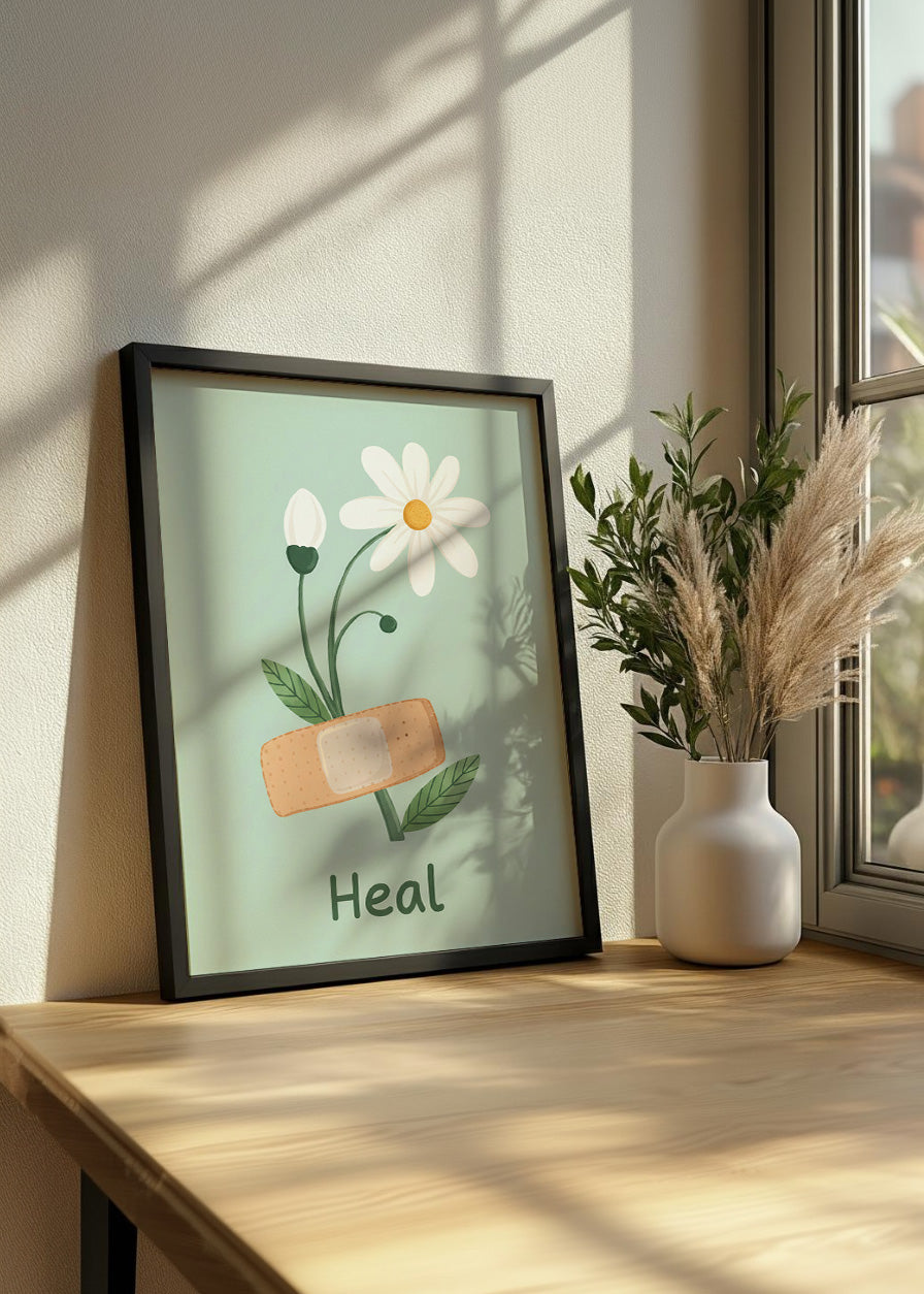 Cuadro Heal flower