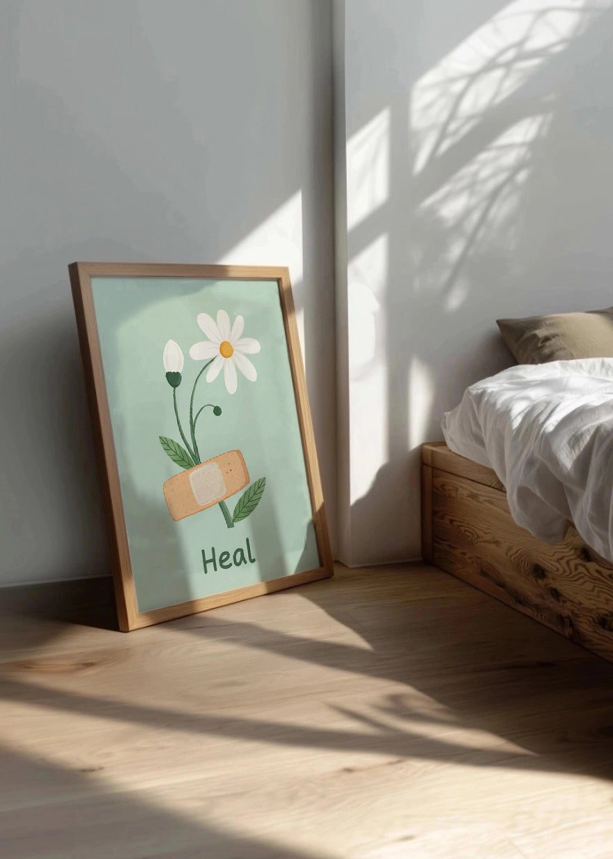Cuadro Heal flower