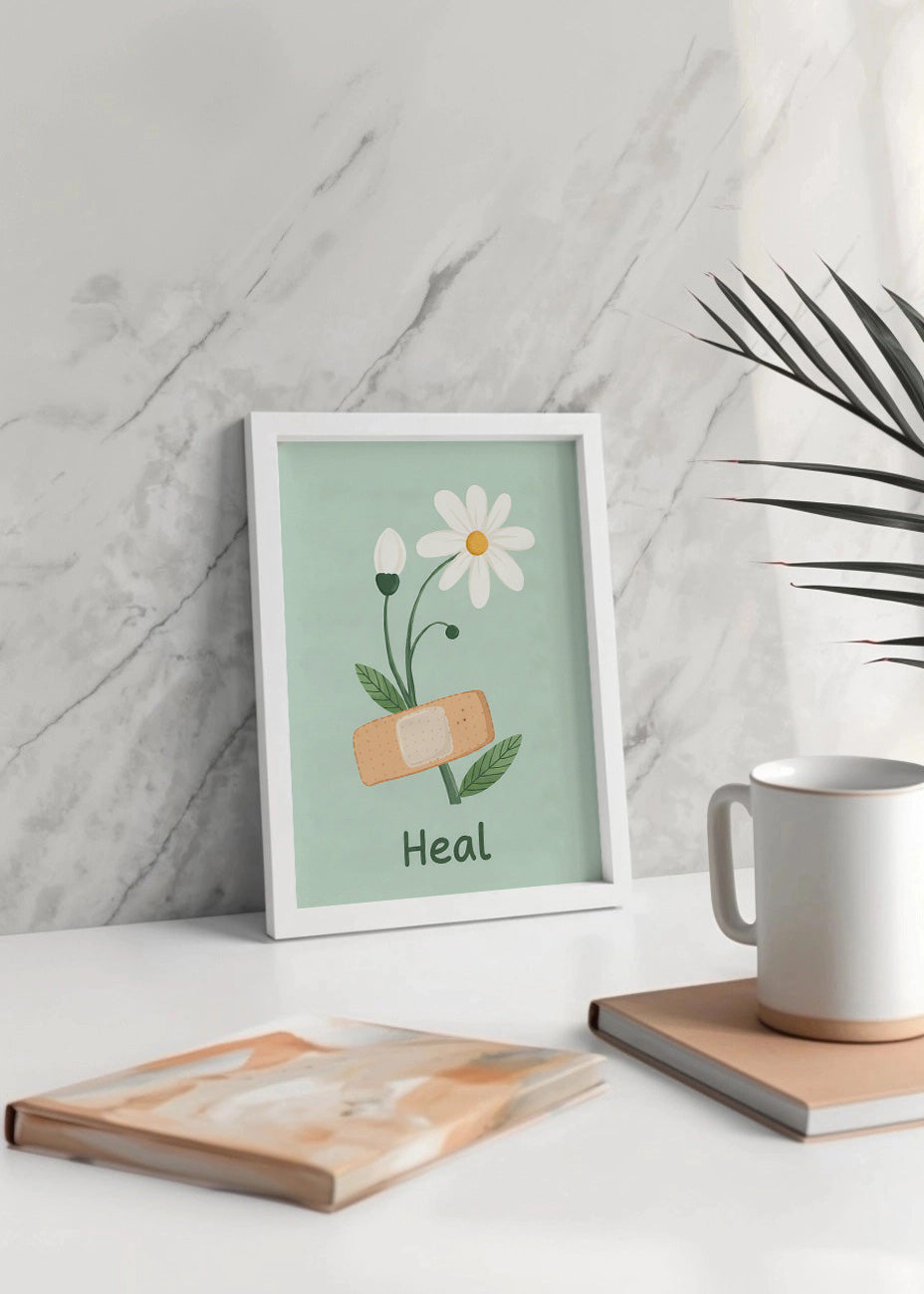 Cuadro Heal flower