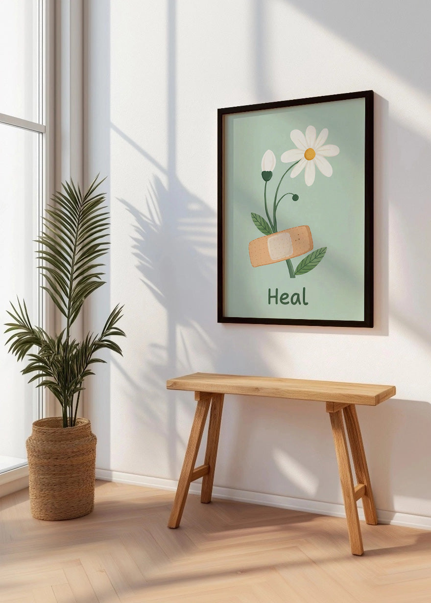 Cuadro Heal flower