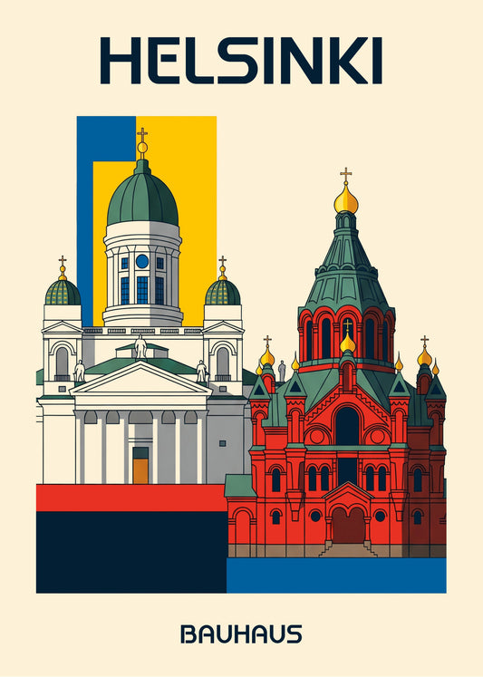 Cuadro Helsinki Poster Bauhaus
