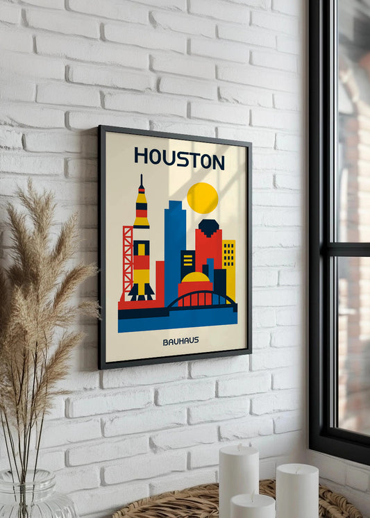 Cuadro Houston Poster Bauhaus