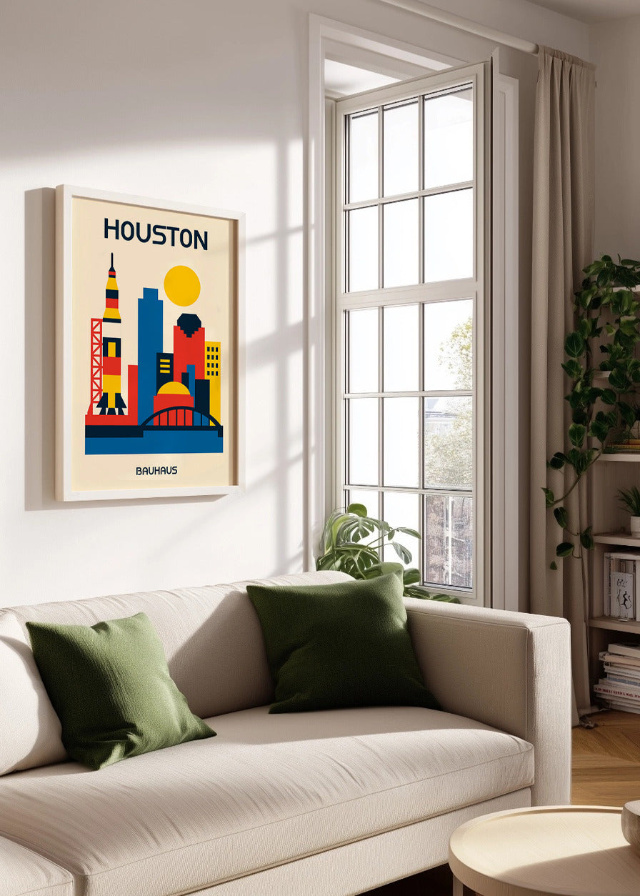 Cuadro Houston Poster Bauhaus