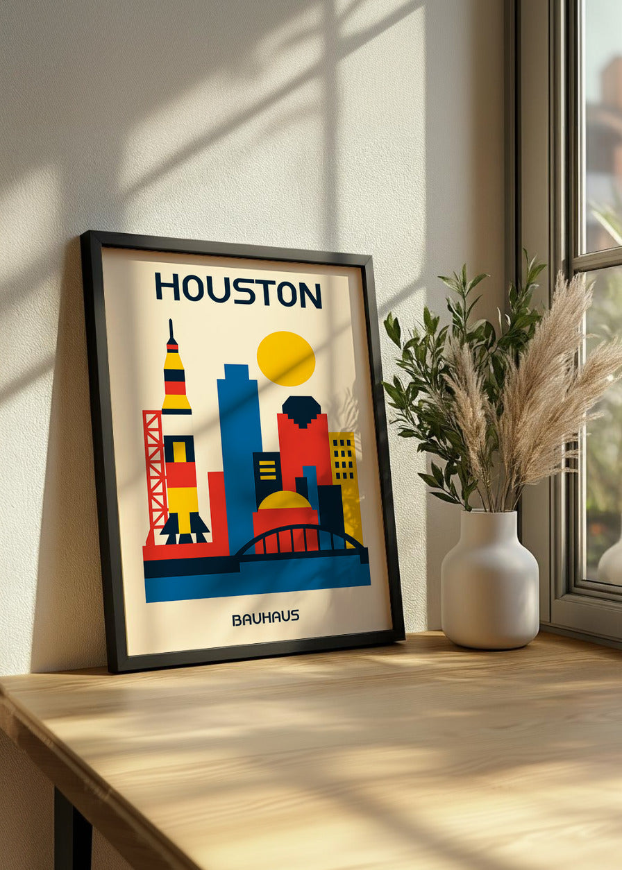 Cuadro Houston Poster Bauhaus