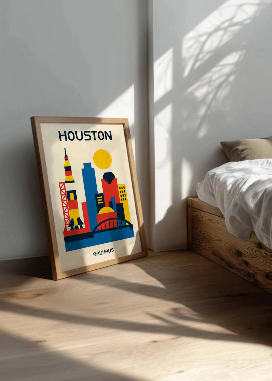 Cuadro Houston Poster Bauhaus