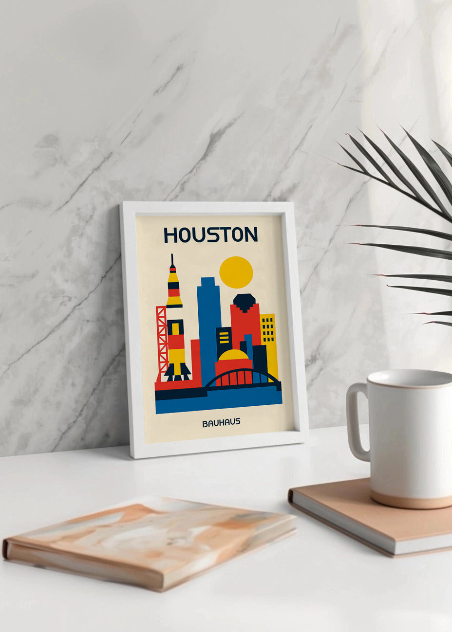 Cuadro Houston Poster Bauhaus