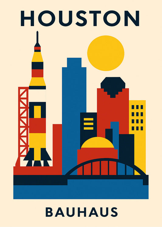 Cuadro Houston Poster Bauhaus
