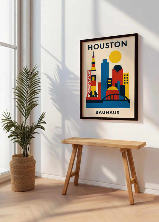 Cuadro Houston Poster Bauhaus
