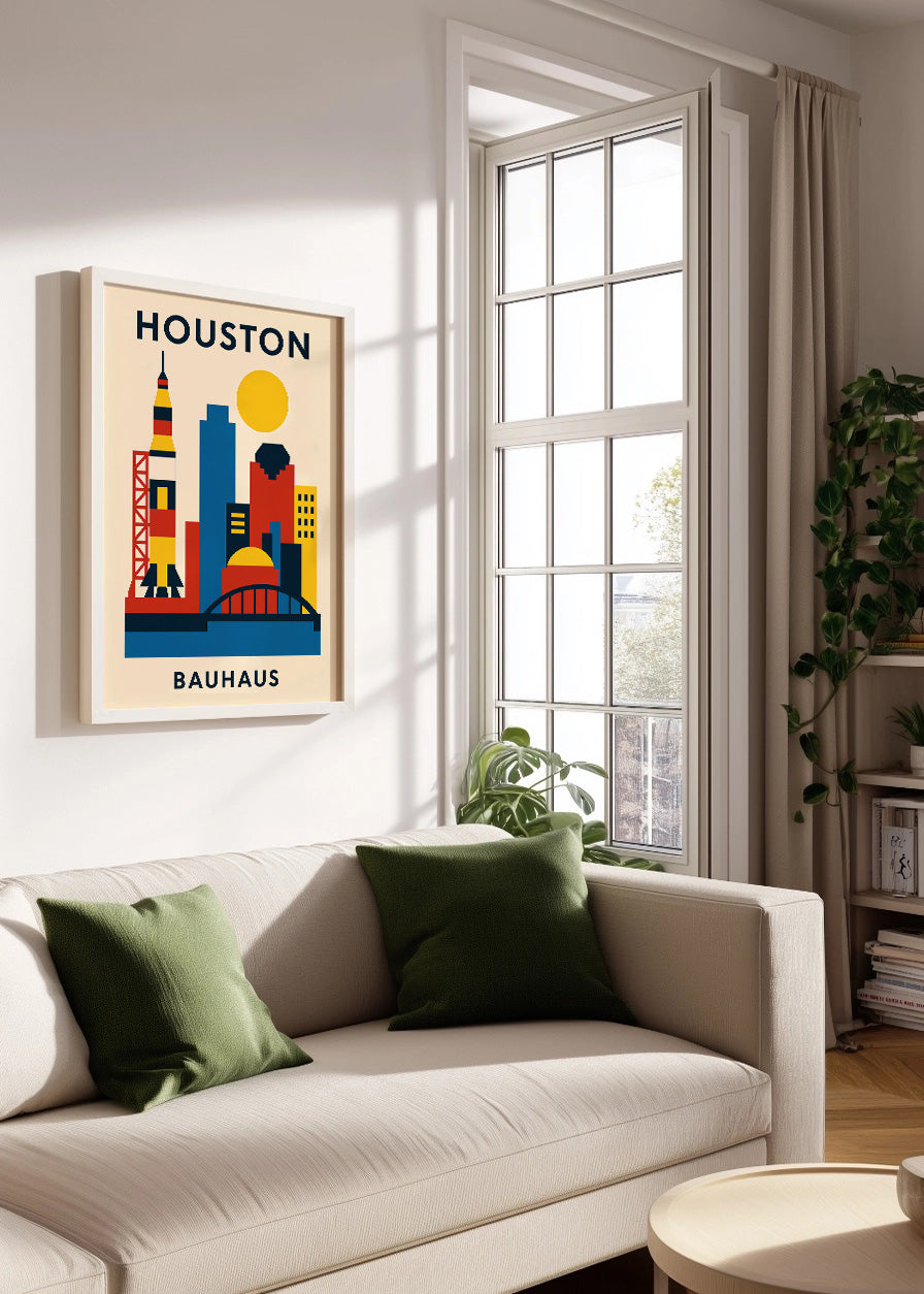Cuadro Houston Poster Bauhaus