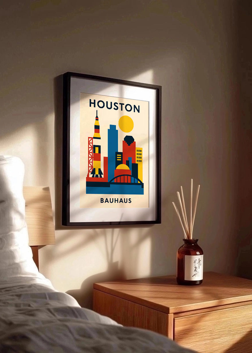 Cuadro Houston Poster Bauhaus