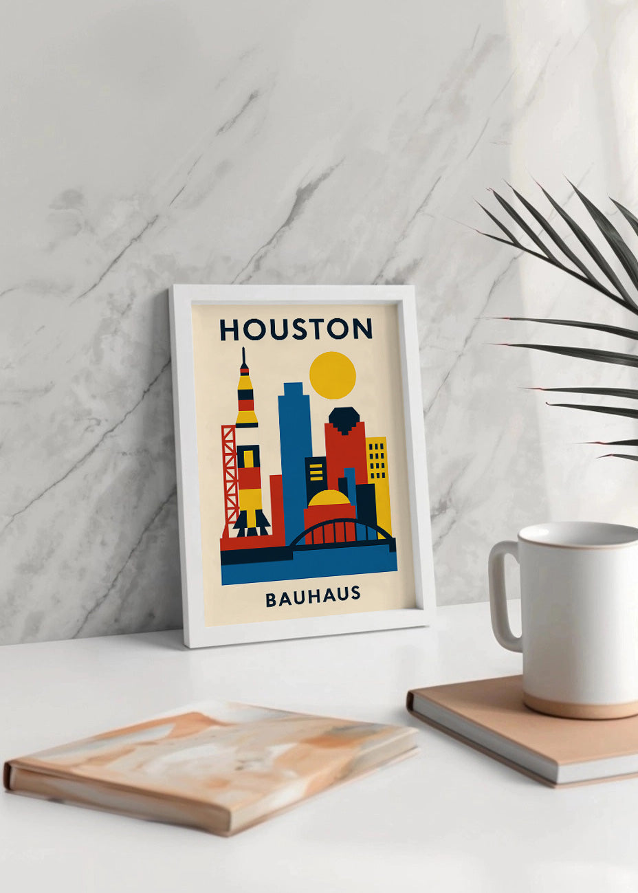 Cuadro Houston Poster Bauhaus