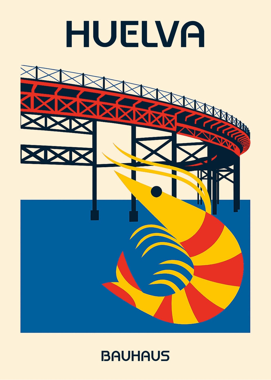 Cuadro Huelva Poster Bauhaus