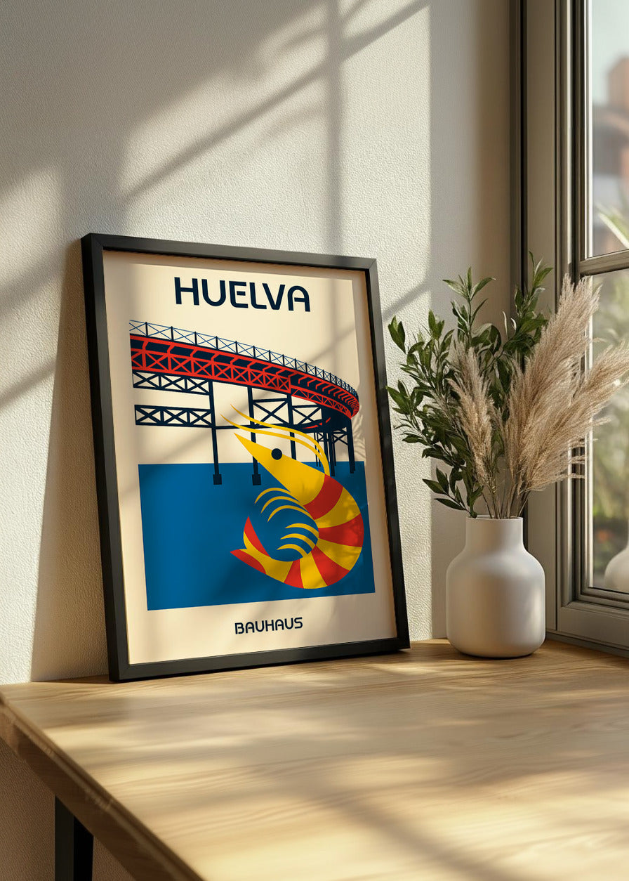 Cuadro Huelva Poster Bauhaus