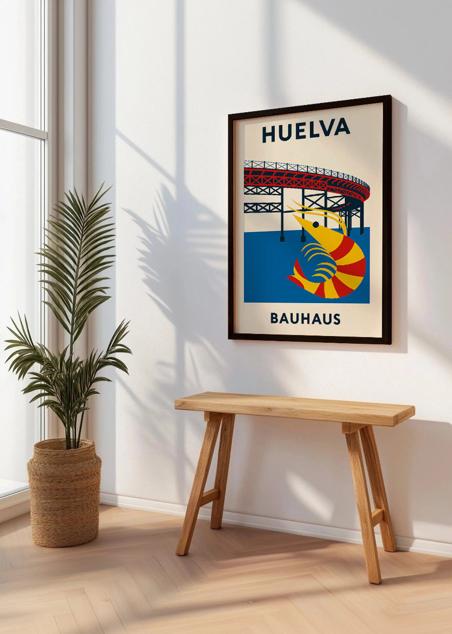 Cuadro Huelva Poster Bauhaus