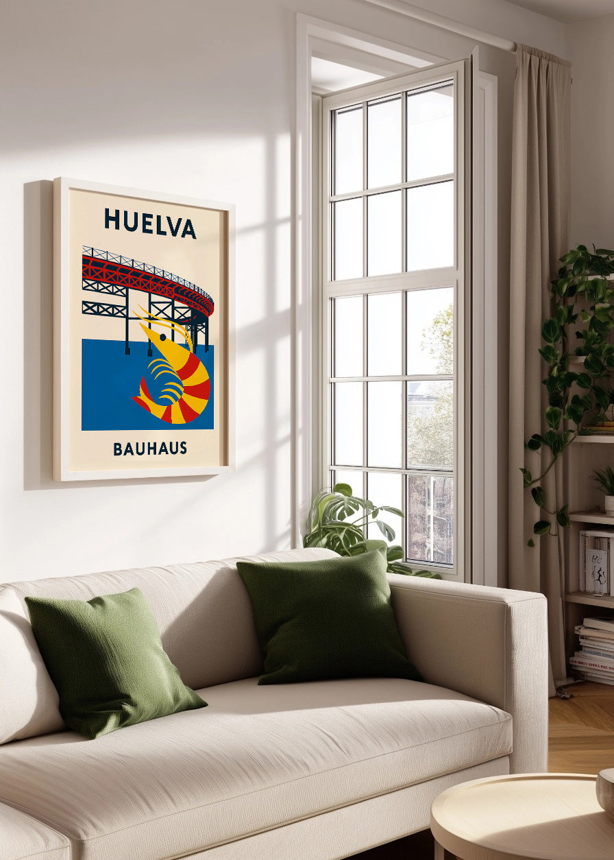 Cuadro Huelva Poster Bauhaus
