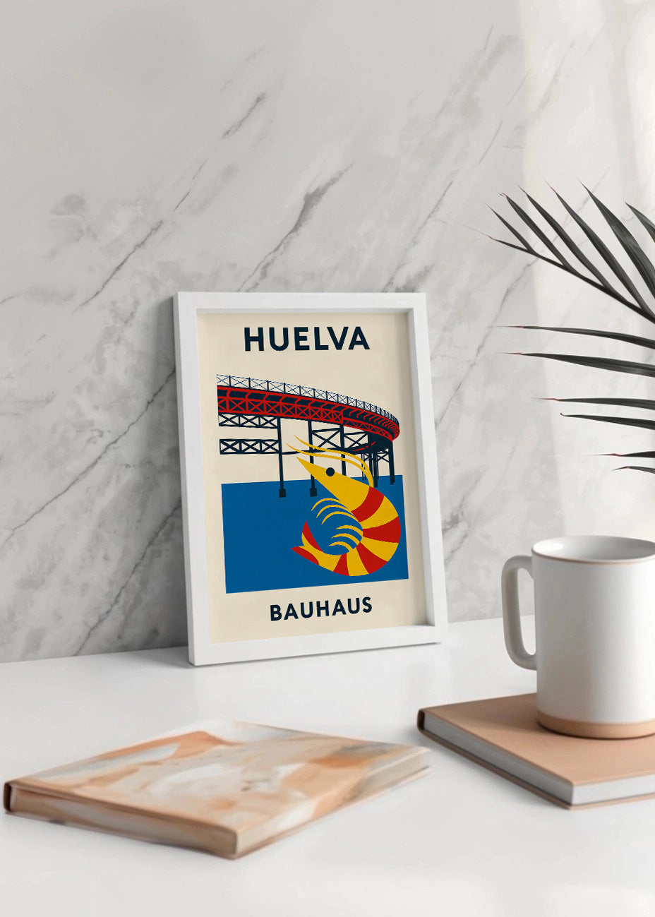 Cuadro Huelva Poster Bauhaus