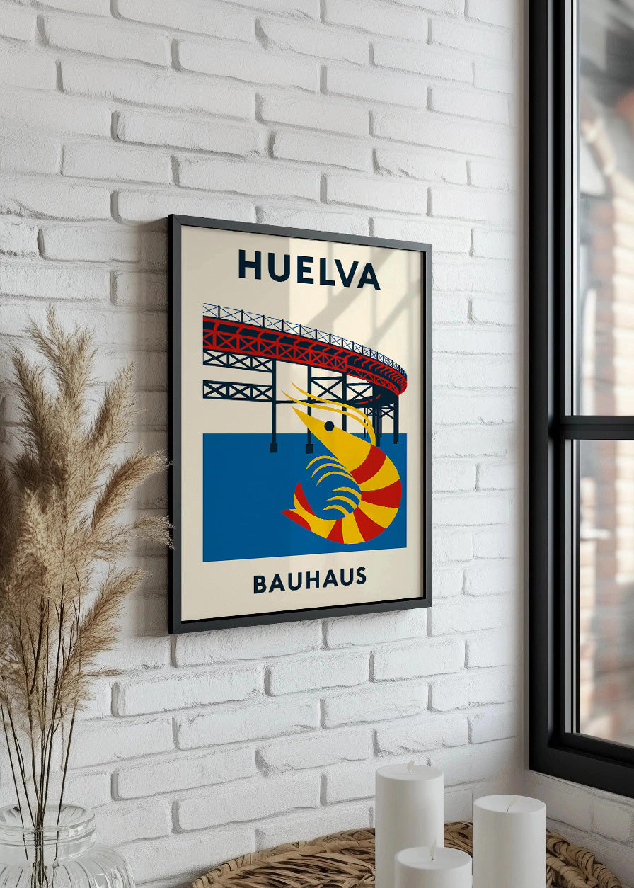 Cuadro Huelva Poster Bauhaus