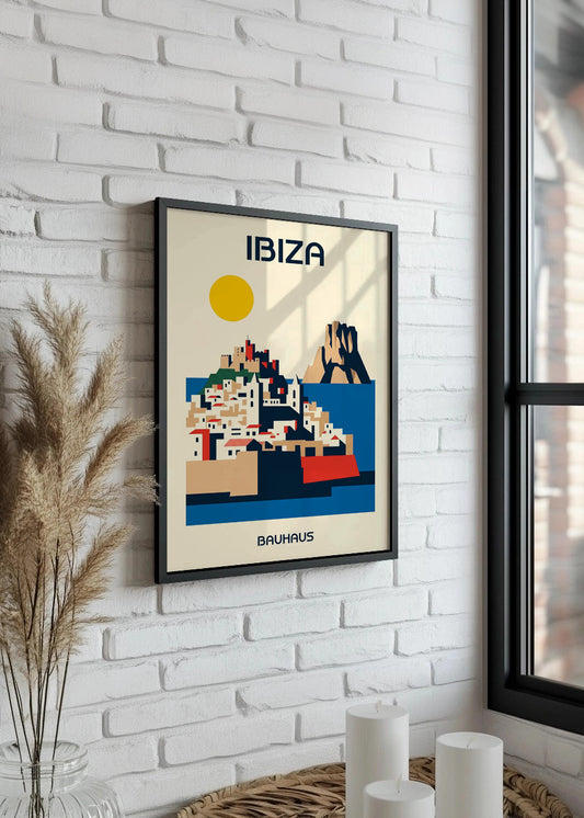 Cuadro Ibiza Poster Bauhaus